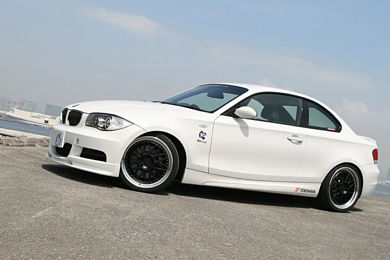 3D Design Brombacher Silver 19 inch on BMW E82 1 Series
