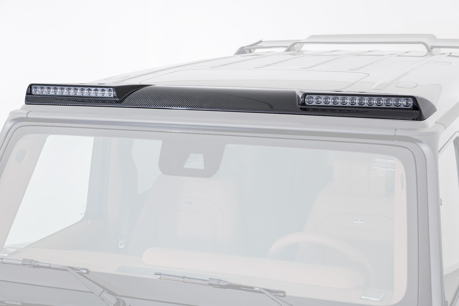 Roof panel with LED carbon Brabus for Mercedes G-class W463A AMG G 63