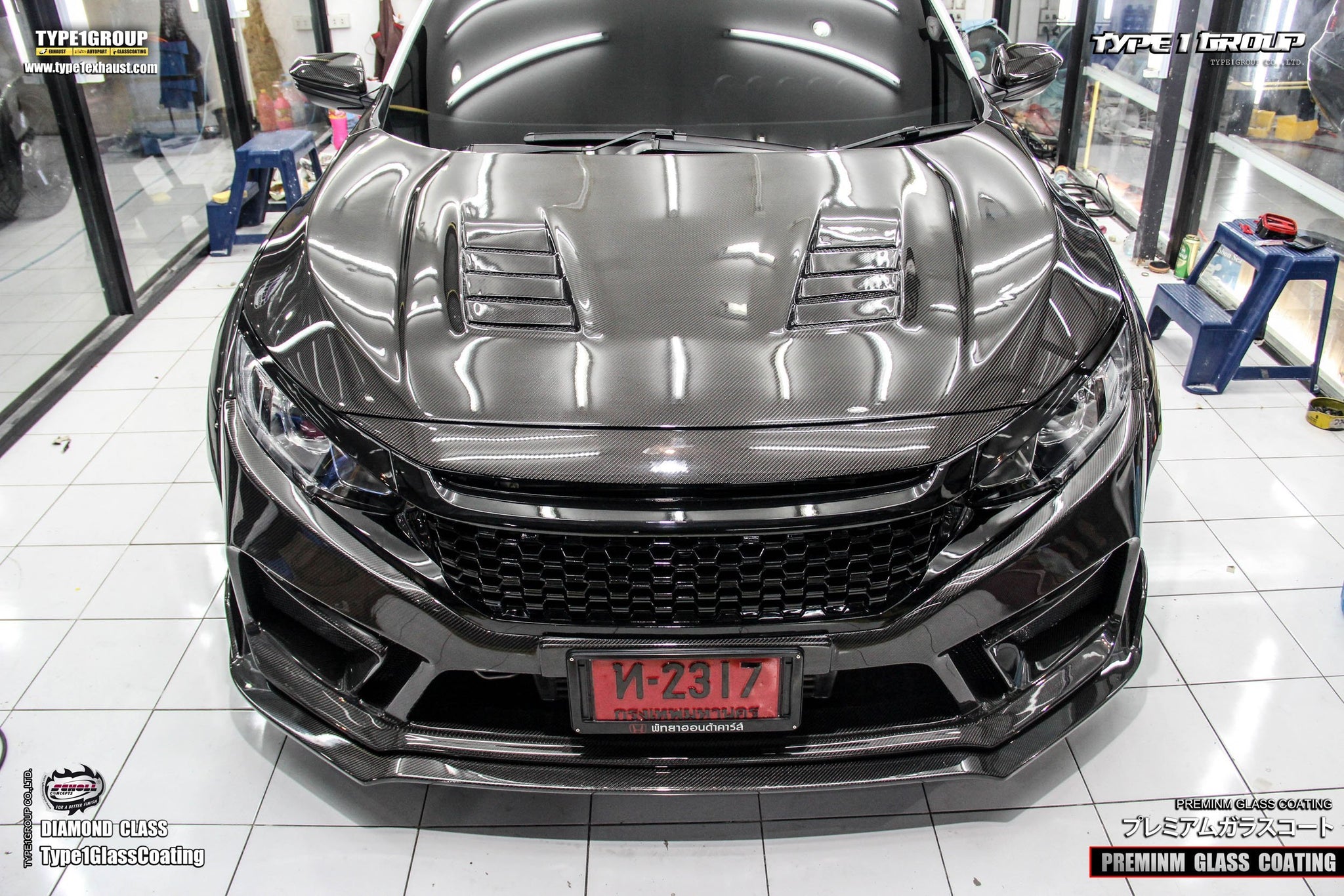 Check our price and buy CMST Carbon Fiber Body Kit set for Honda Civic 10th!