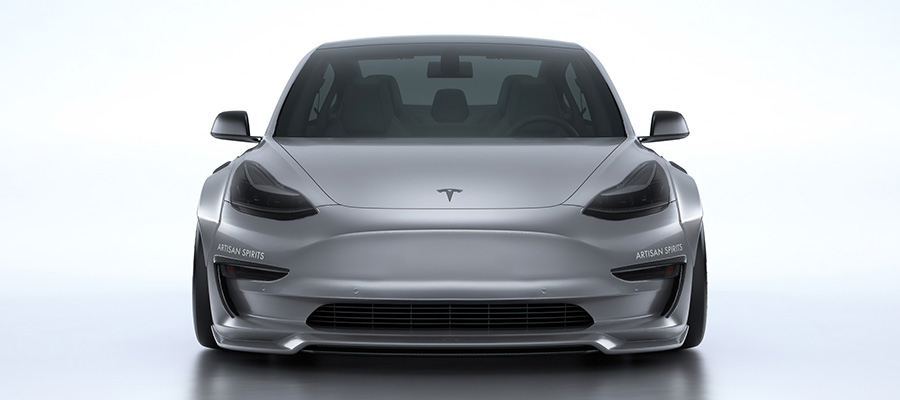 Check our price and buy Artisan Spirits body kit for Tesla 3 EVS