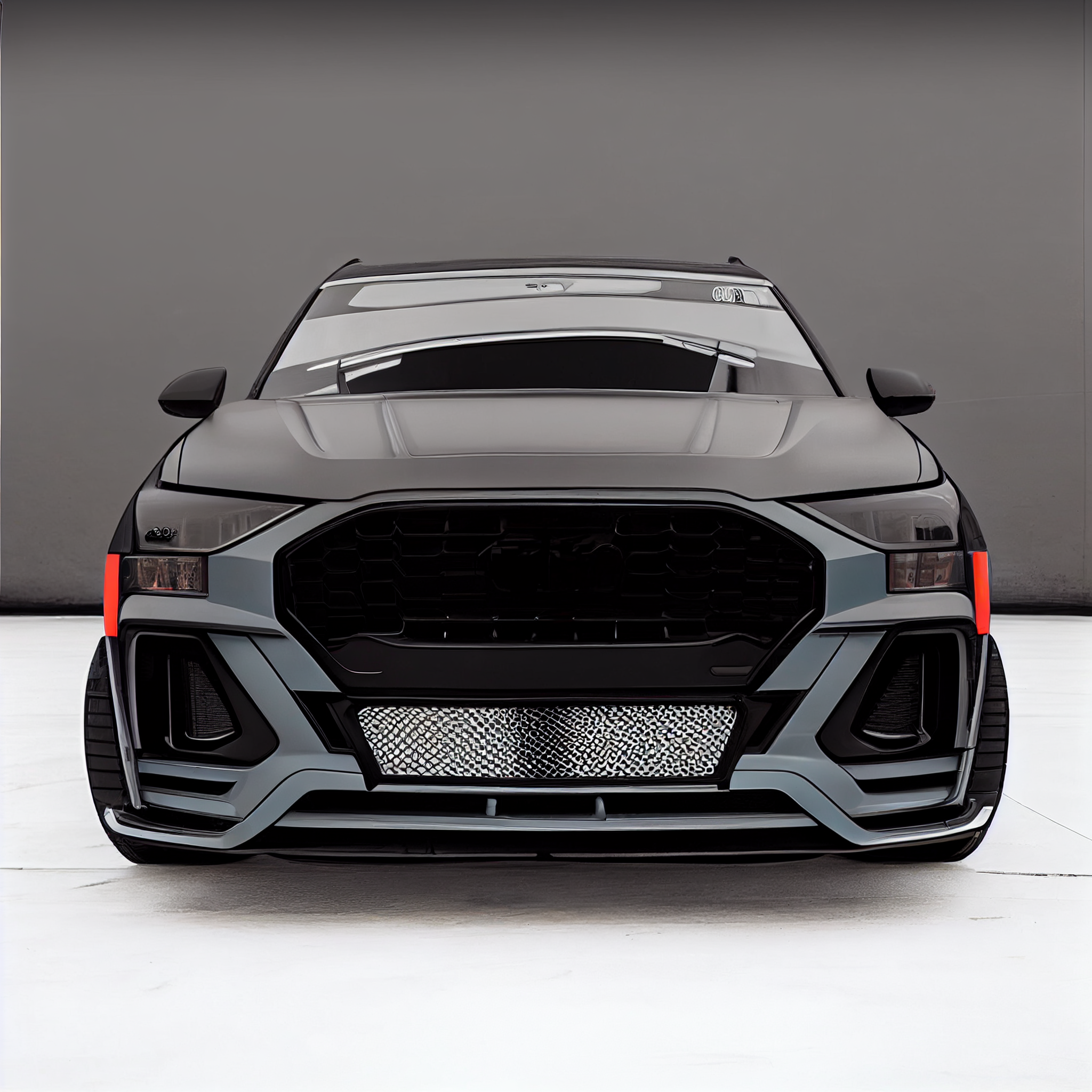 AI Custom Design Wide Body Front Bumper for Audi Q3 Ver 1.1