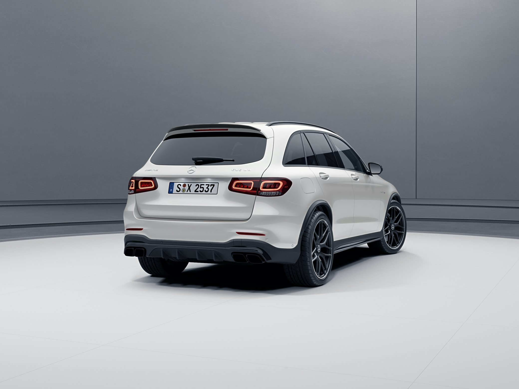 Diffuser 63 AMG design restyled carbon for Mercedes GLС X253 GLC 200 - GLC 43 |AMG Line