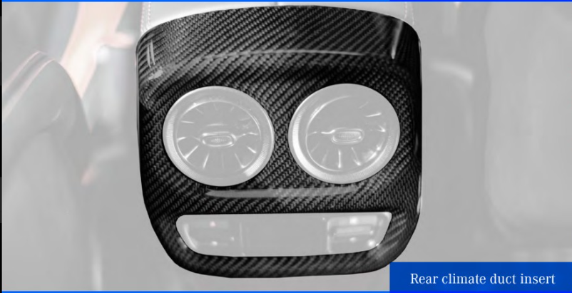 Rear climate duct insert Renegade Design for Mercedes Benz G-class W463A