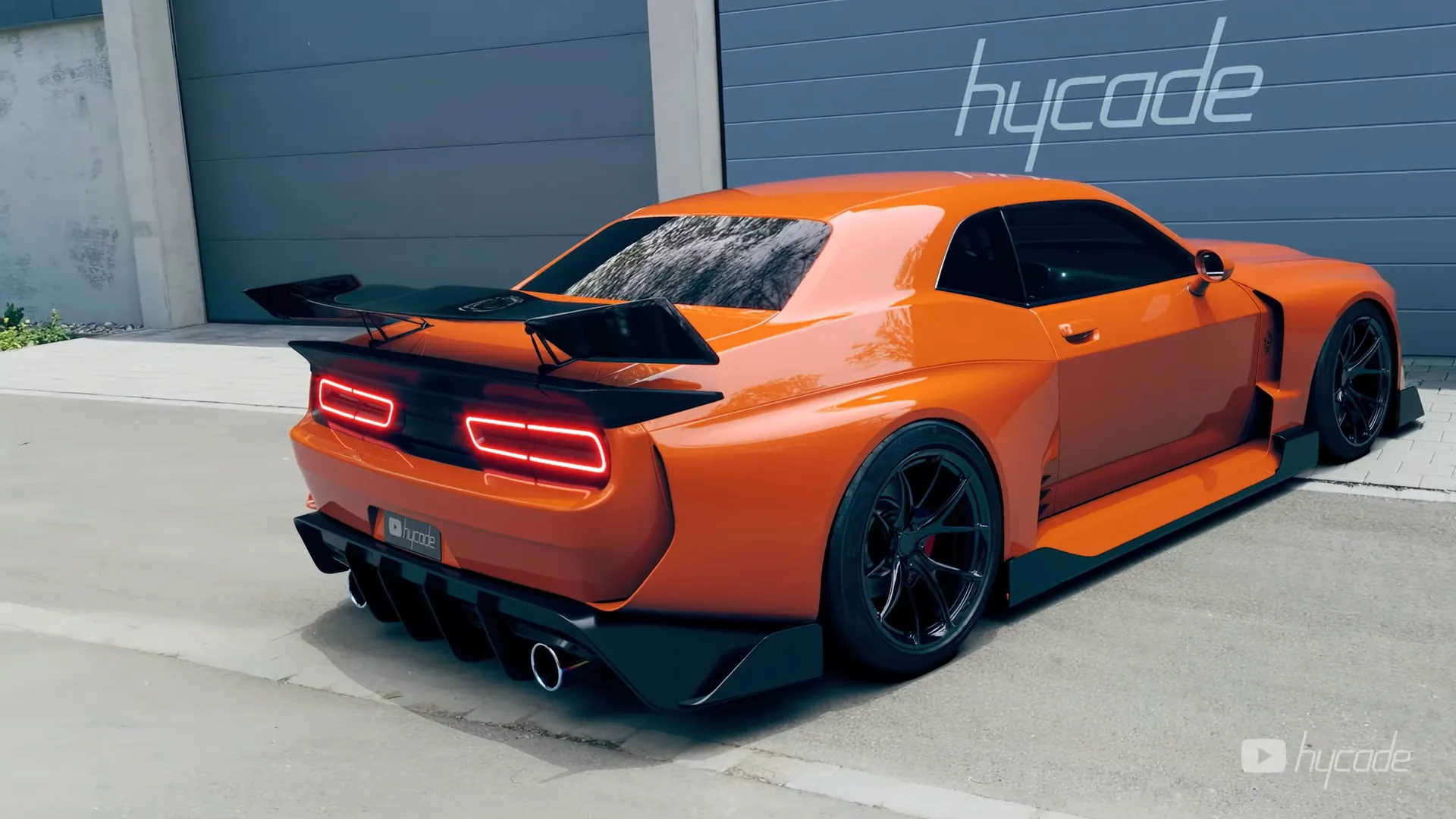 Dodge Challenger Demon Custom Wide Body Kit by Hycade
