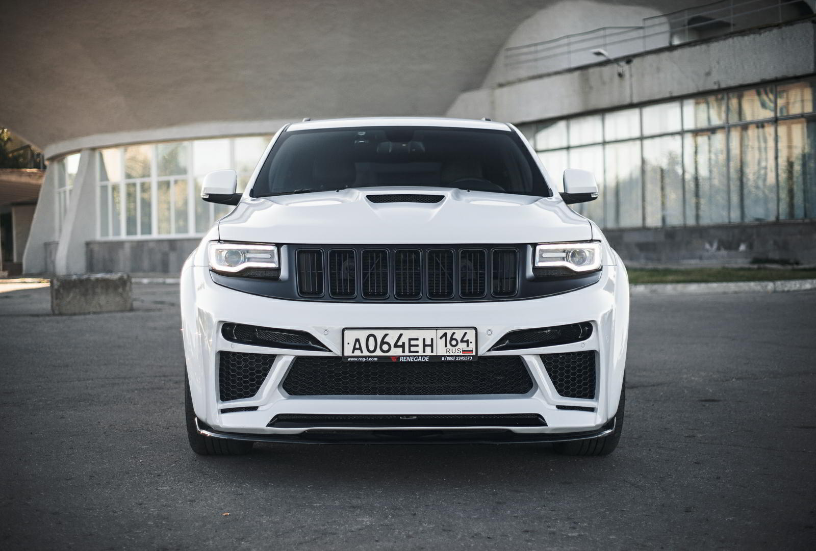 Front bumper splitter Renegade Design for Jeep Grand Cherokee WK2 Tyrannos V1