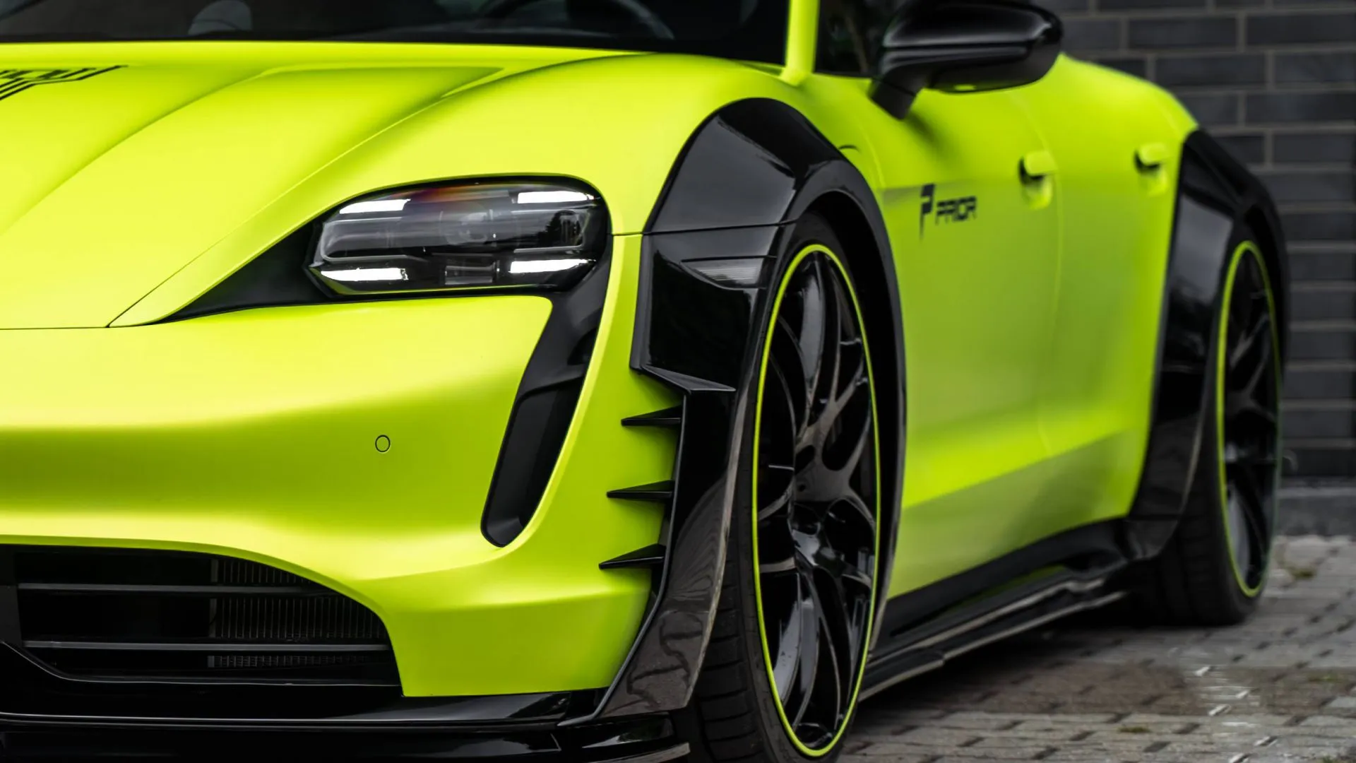 Front and Rear Widenings Prior Design PD TE widebody for Porsche Taycan