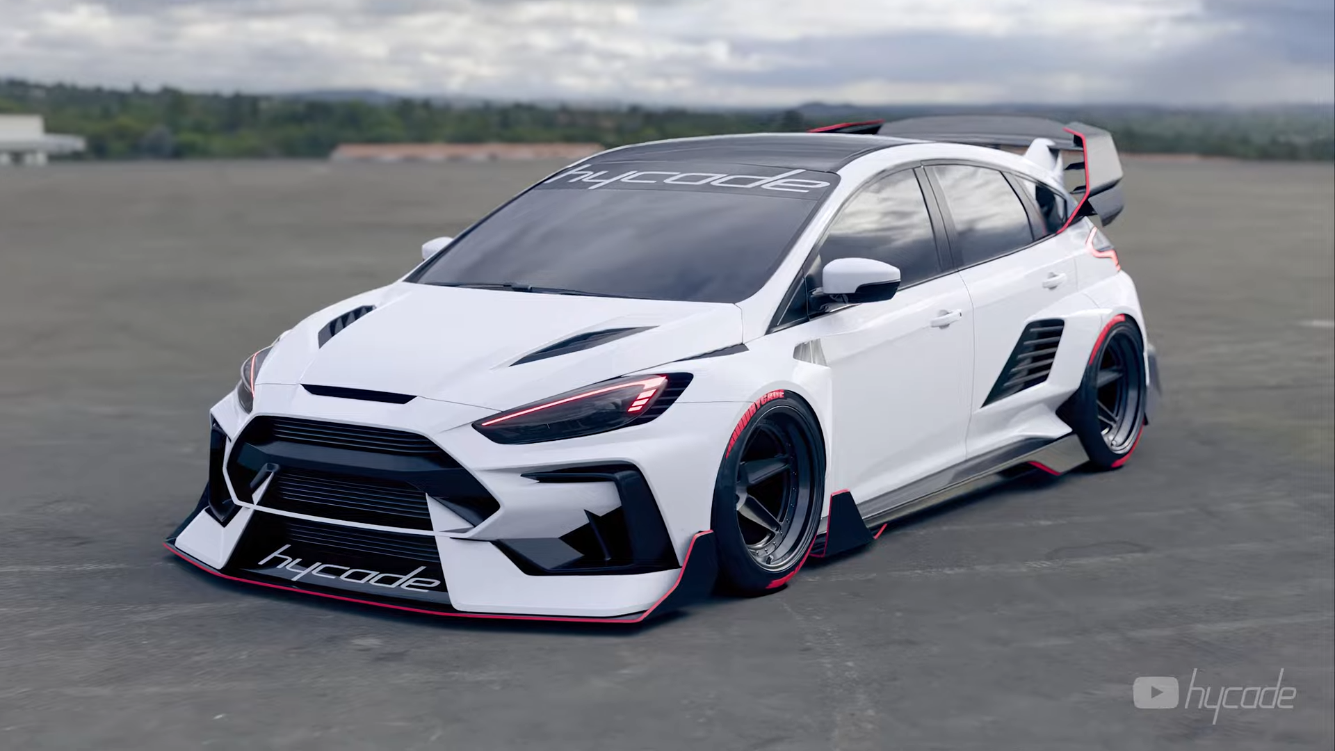 Ford Focus RS MK3 Custom Wide Body Kit by Hycade Buy with delivery,  installation, affordable price and guarantee