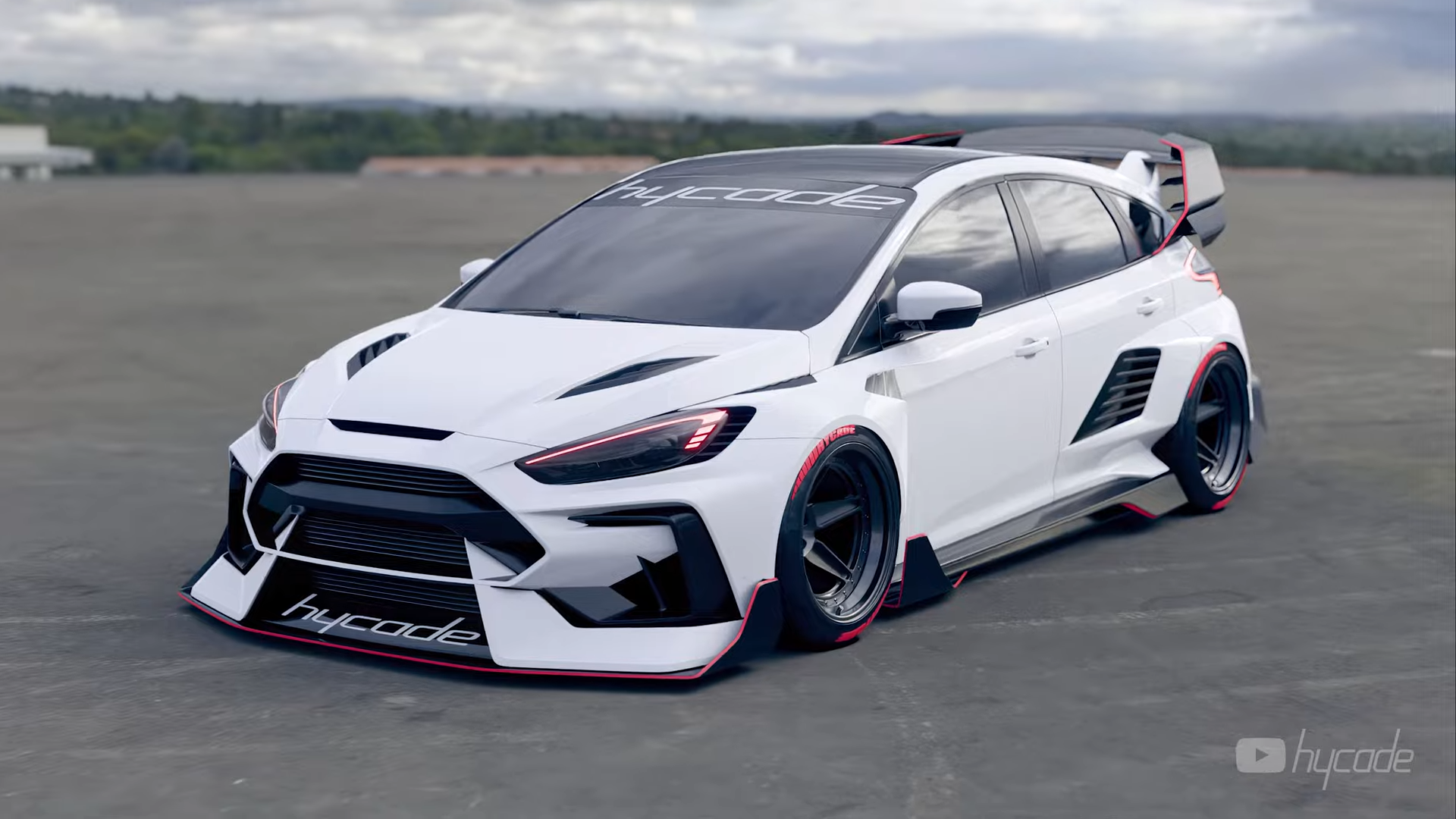 Ford Focus RS MK3 Custom Wide Body Kit By Hycade Buy With Delivery 