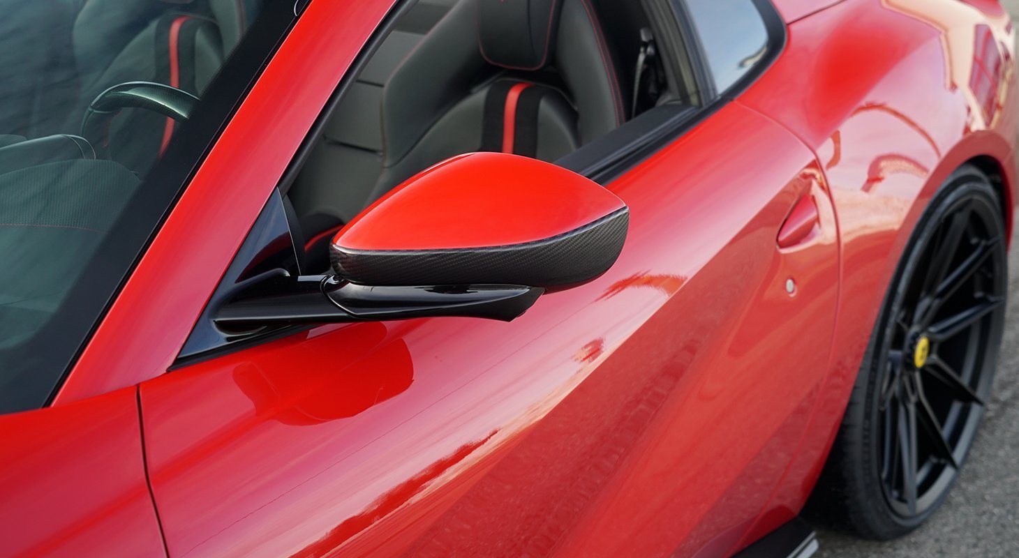 Cover for mirrors set Carbon Novitec for Ferrari 812 GTS
