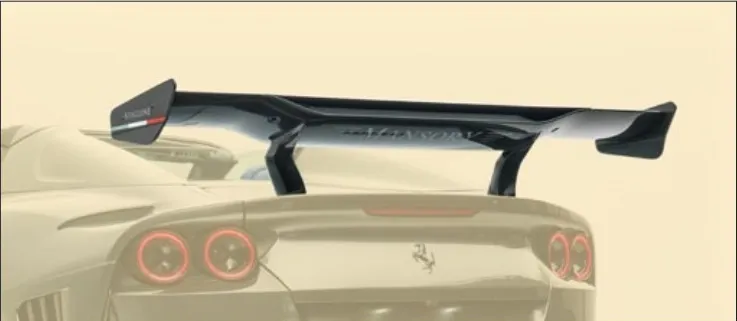 Rear wing - 812 GTS Mansory Carbon for Ferrari 812 Stallone  V2
