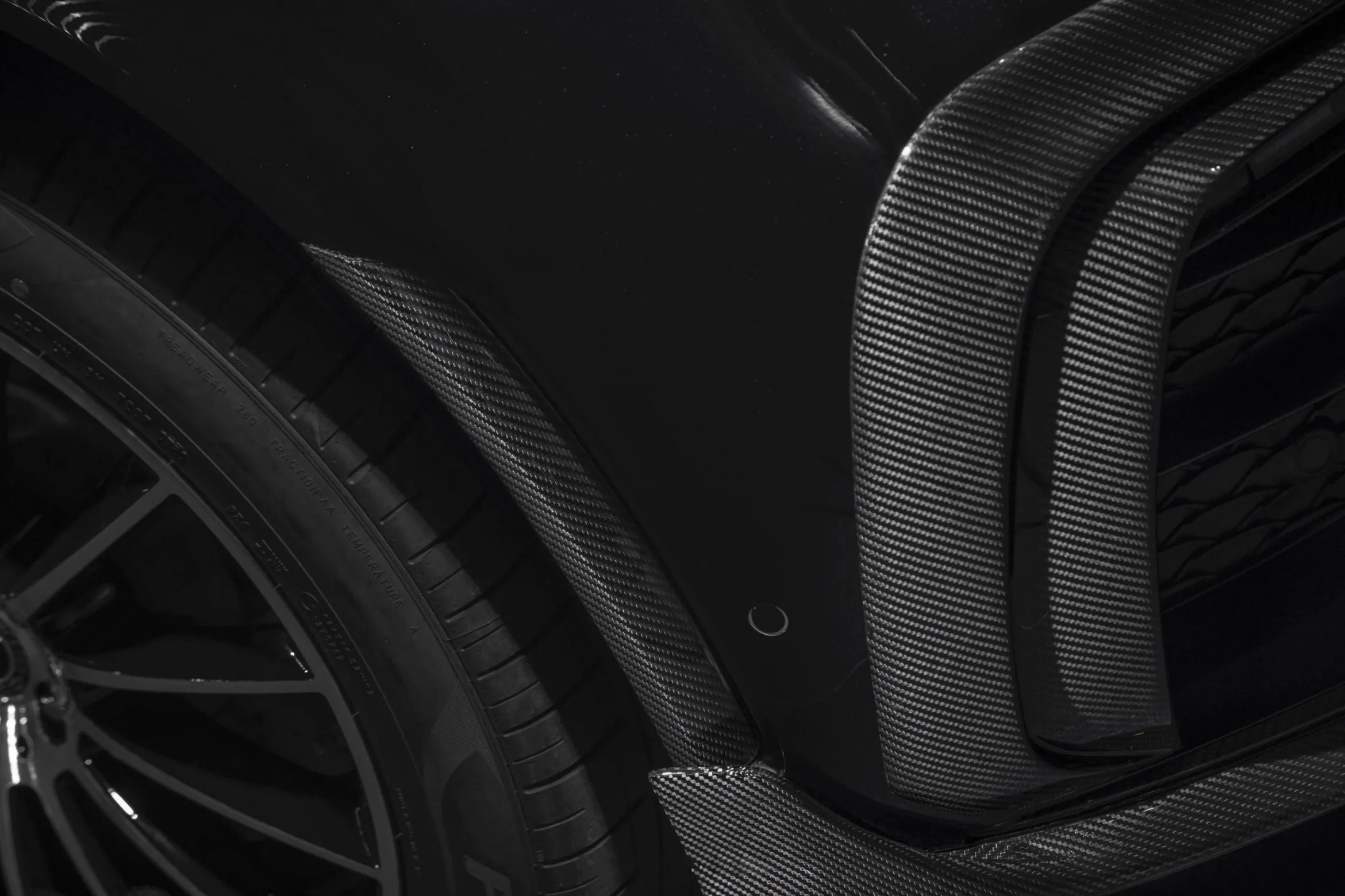 Side grills Carbon for Mercedes-Benz GLE Coupe C167