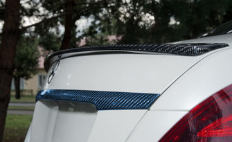 Trunk molding Forged Carbon for Mercedes S-class W222 Restyling