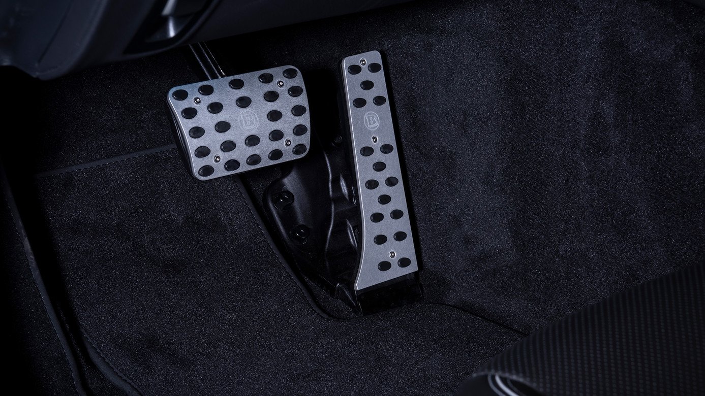 Pedal pads aluminum Brabus for Mercedes G-class W463A AMG G 63