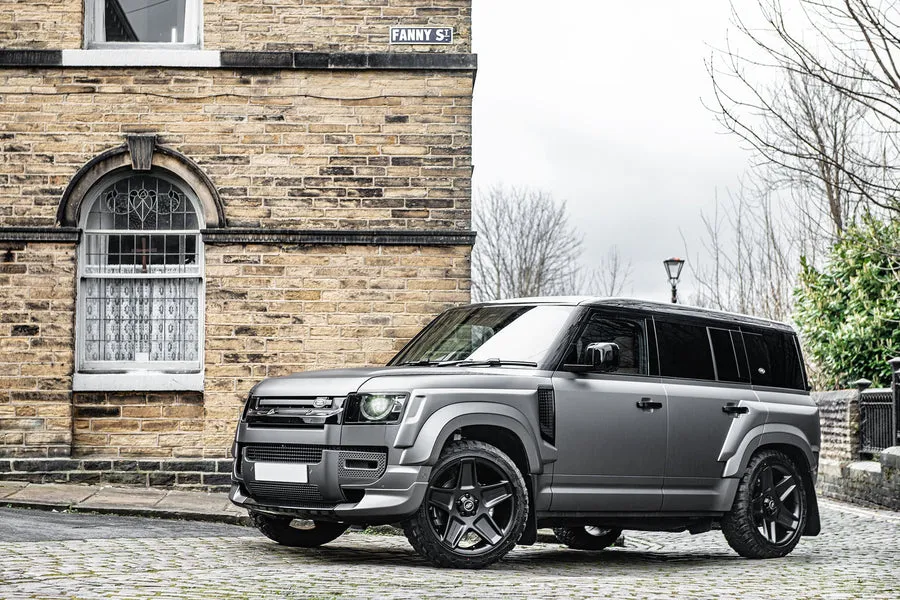 Check our price and buy Kahn Design carbon fiber body kit set for Land Rover Defender 110 wide track