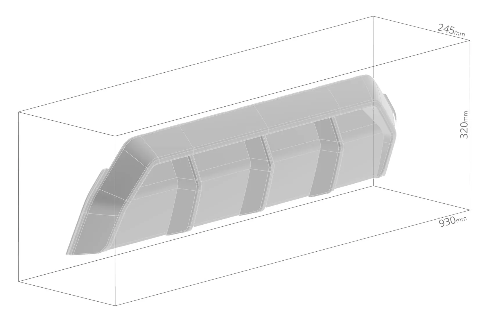 Rear diffuser Carbon Talaria for BMW 2 series G42