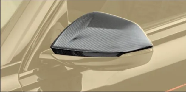 Mirror housing Mansory Carbon for Audi RS Q8