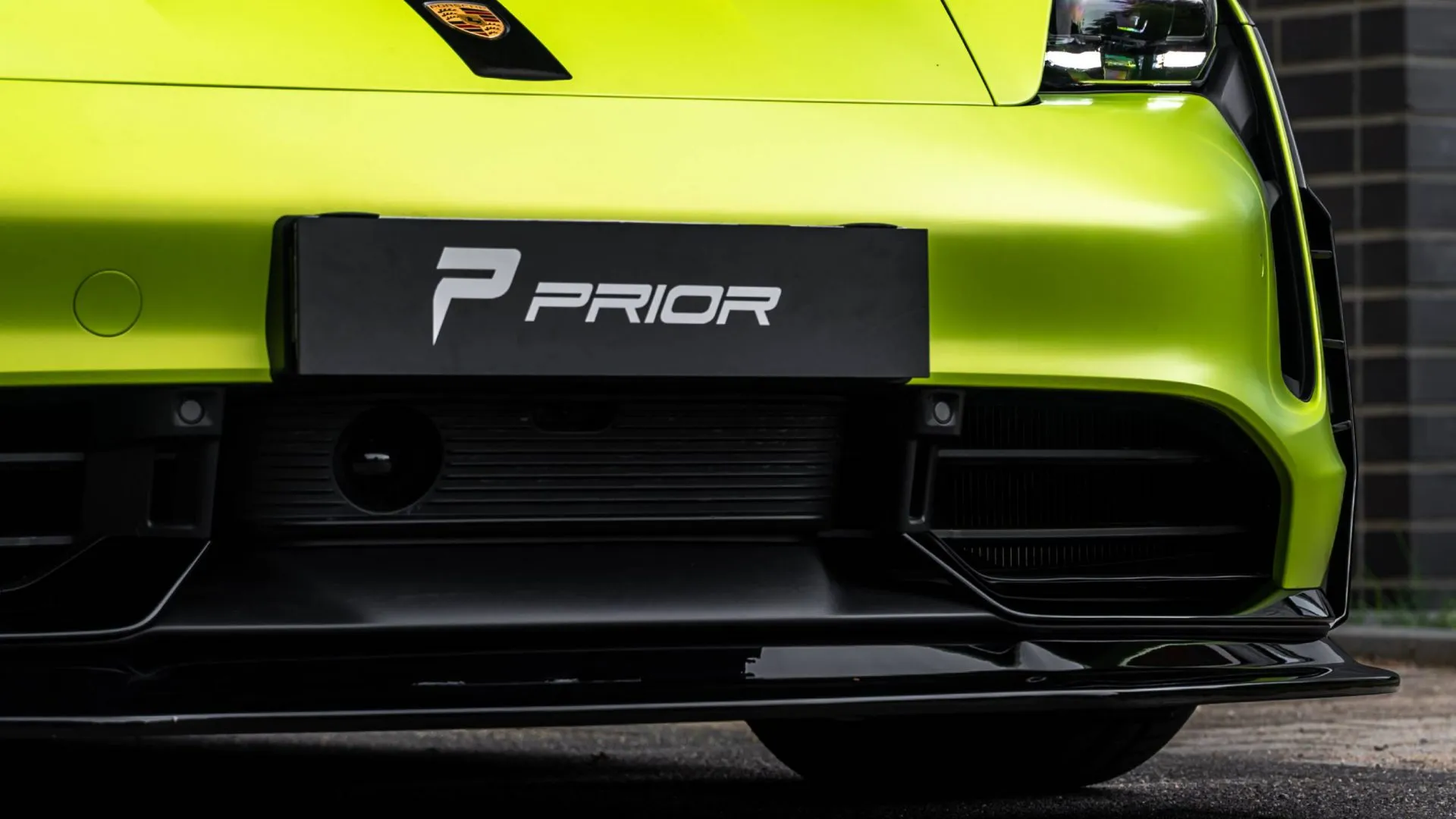 Front Spoiler Prior Design PD TE widebody for Porsche Taycan