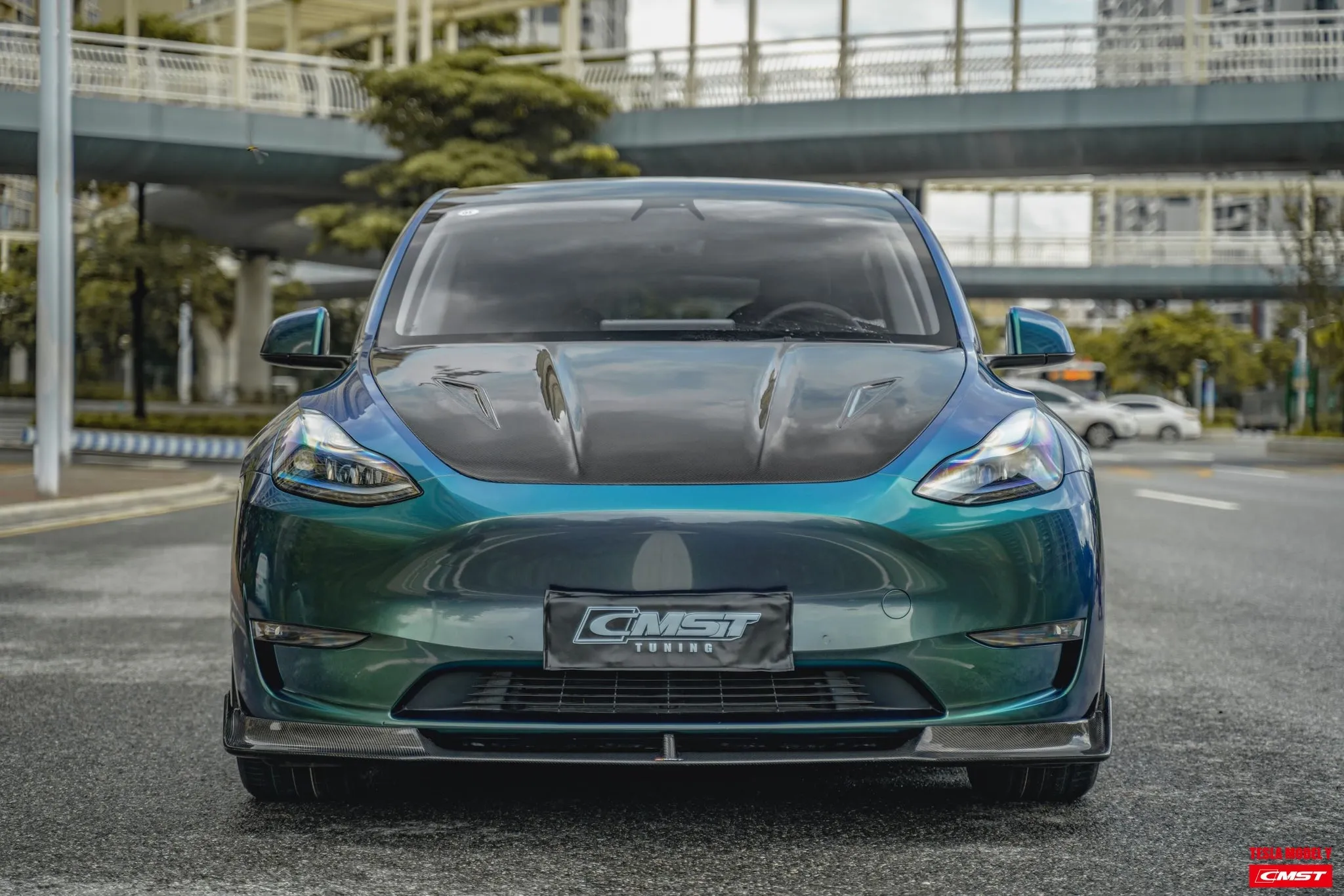Check our price and buy CMST Carbon Fiber Body Kit set for Tesla Model Y!