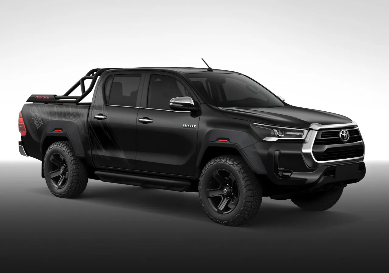 Check our price and buy Carlex Design body kit for Toyota Hilux 2020+ Line-X