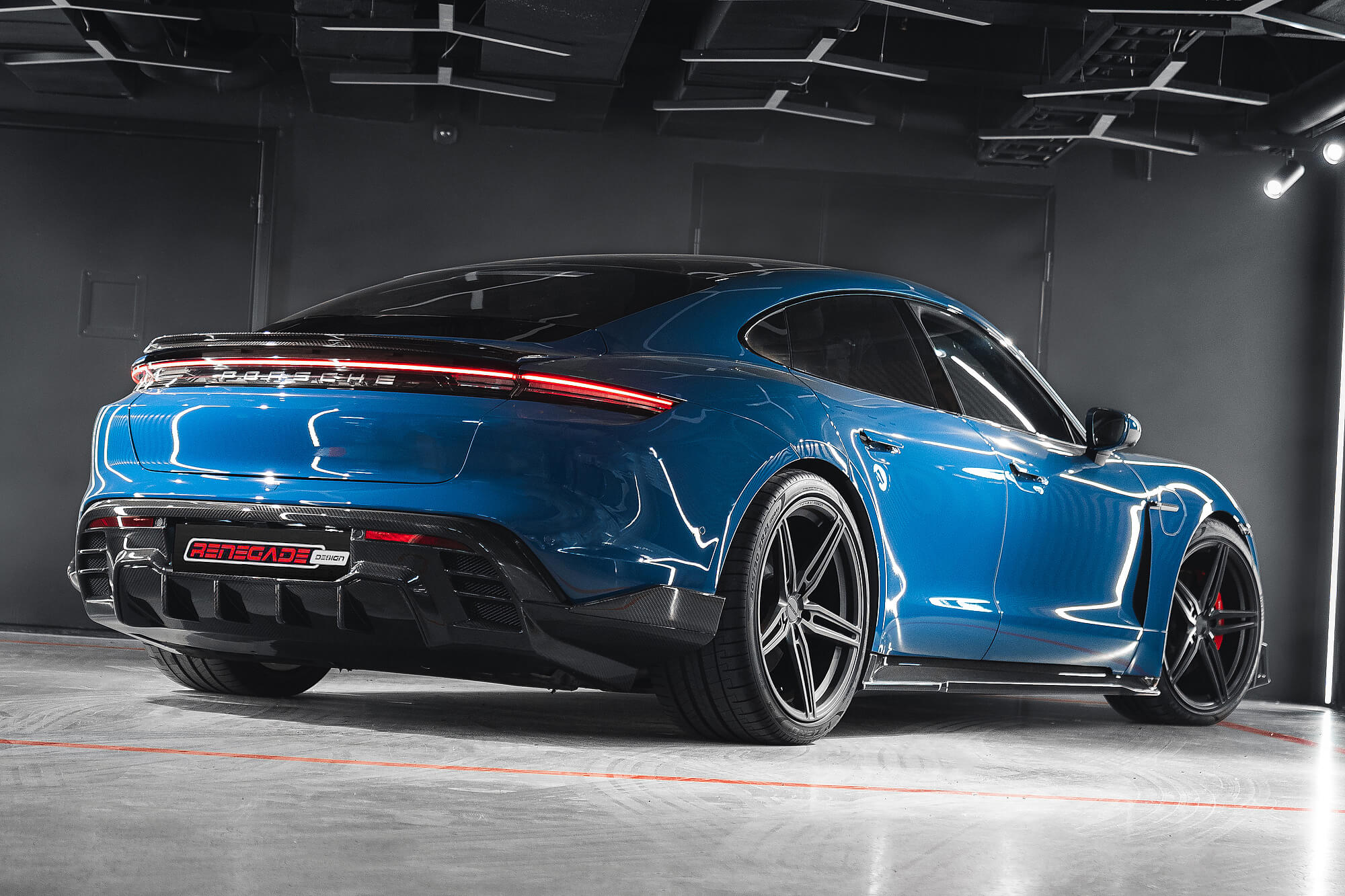 Side skirts Renegade Design for  Porsche Taycan