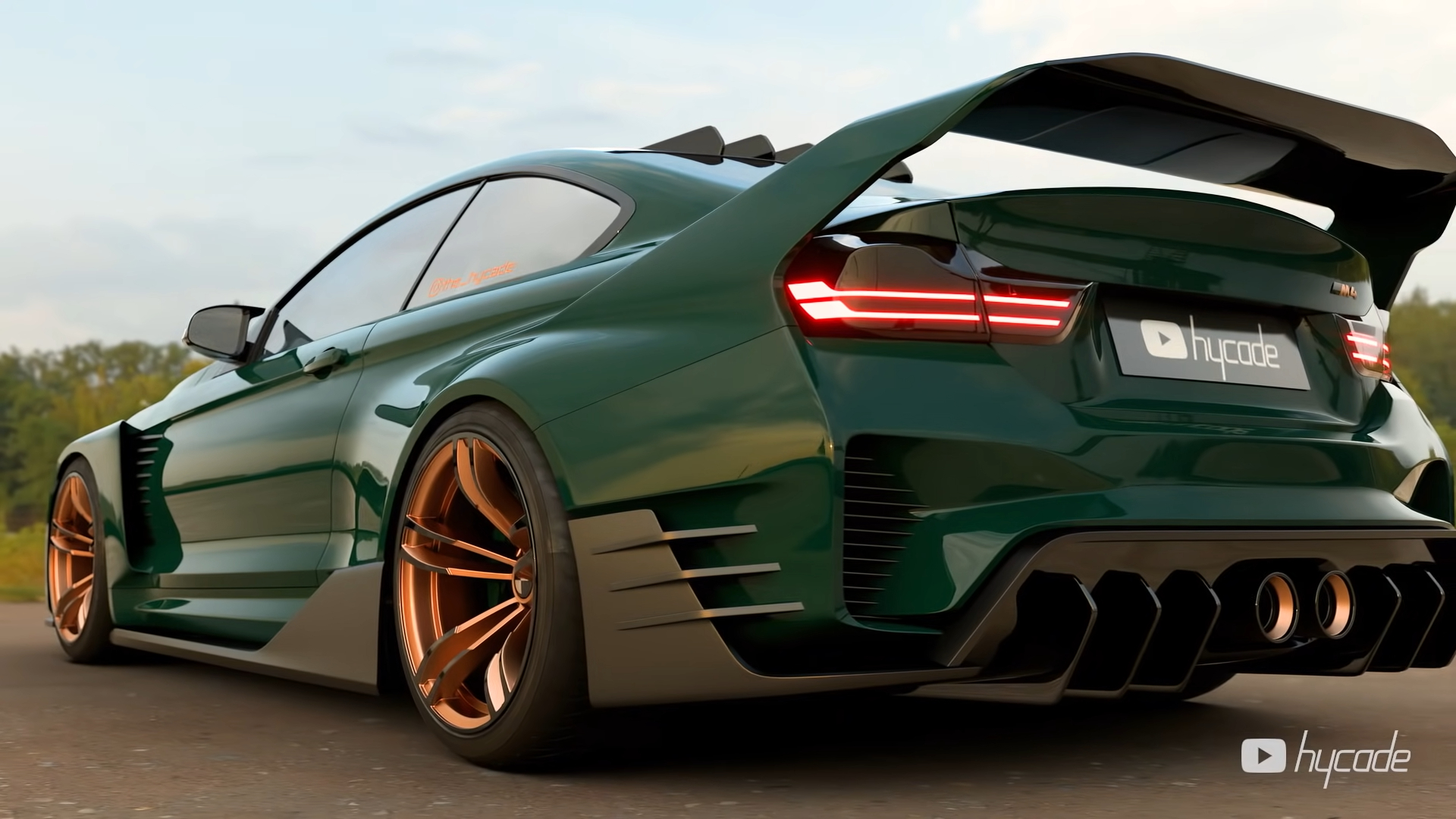 BMW M4 Evo Custom Wide Body Kit by Hycade