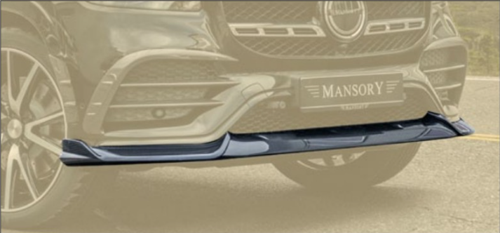 Front lip Mansory Carbon for Mercedes GLS X167