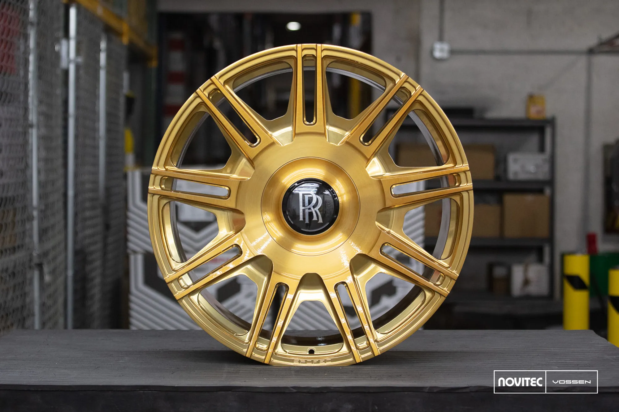 Vossen SP2 forged wheel — rear angle