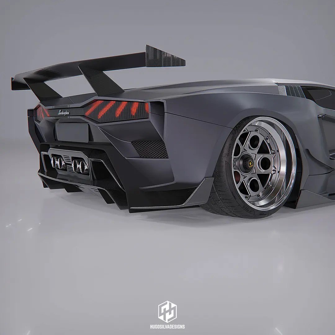 Lamborghini Countach Custom Body Kit by Hugo Silva