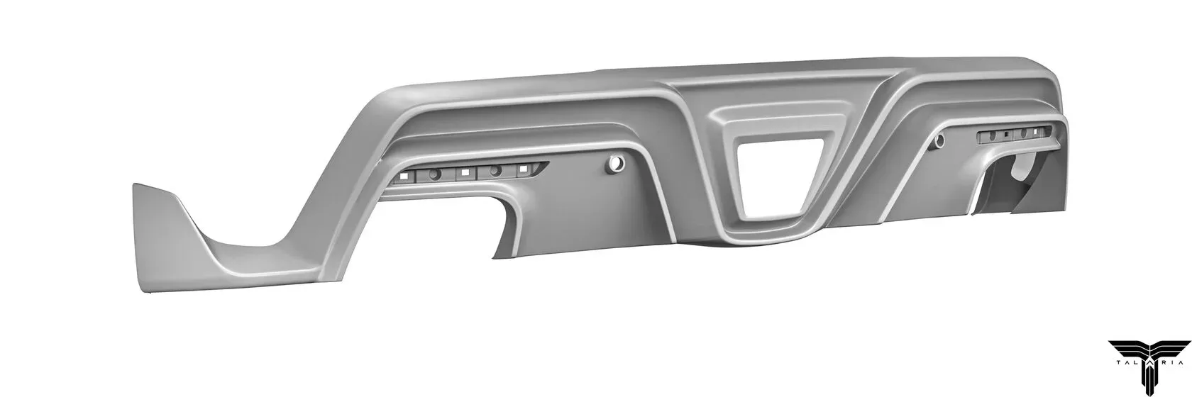 Rear diffuser QUAD exhaust Carbon Talaria for Toyota Supra A90/A91