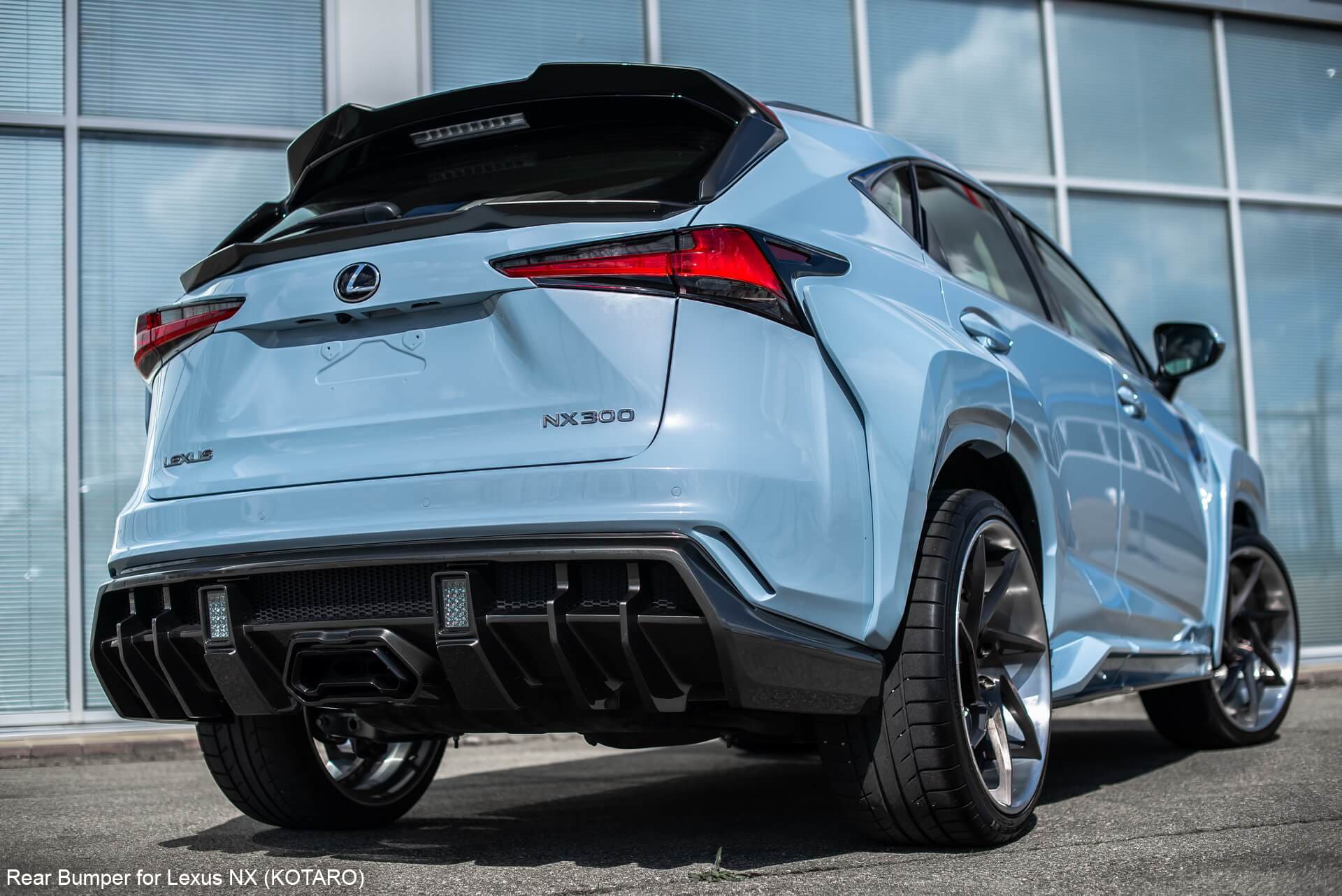 Rear bumper SCL Performance for Lexus NX Kotaro