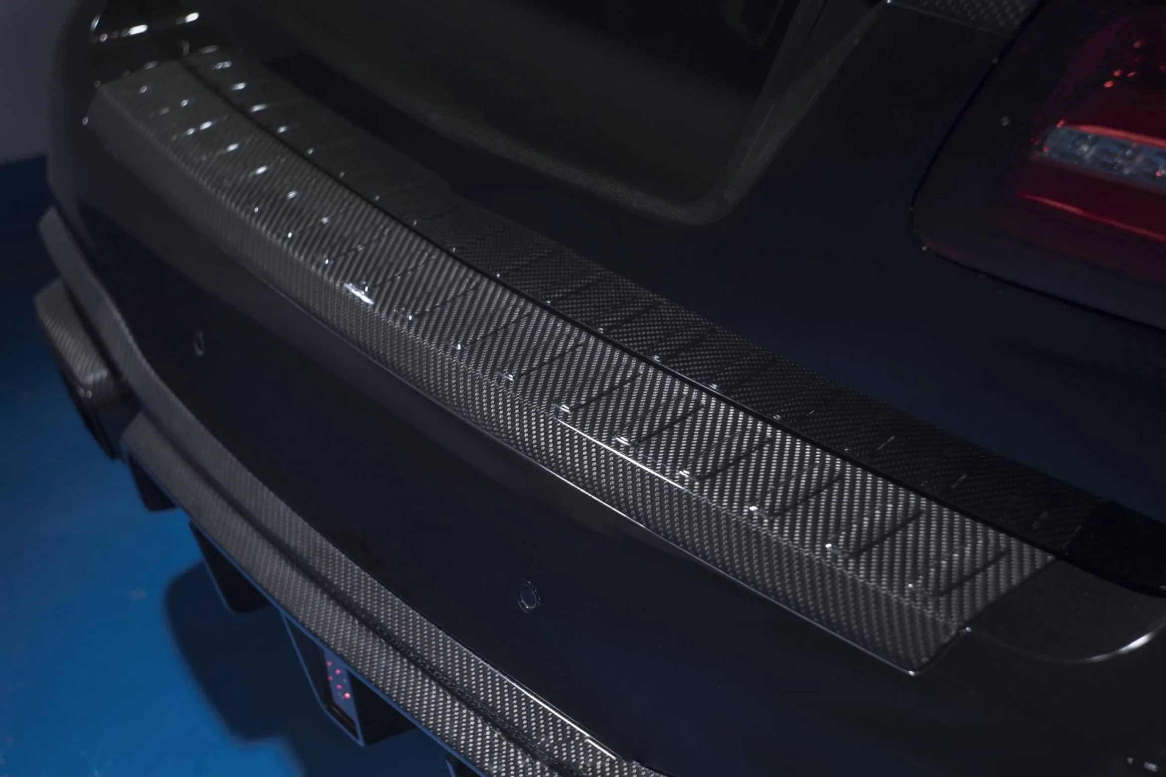 Add on for rear bumper Carbon for Mercedes-Benz GLS AMG X166 AMG GLS 63