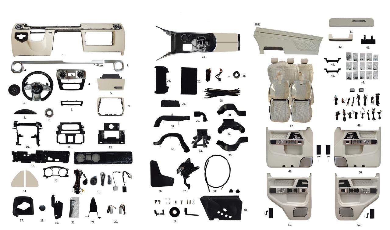 Check our price and buy Modify Interior Kit for G Class W463 02-18 Upgrade to 2019 Style 