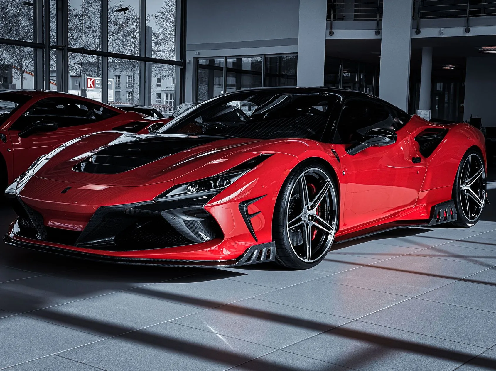 Check price and buy Keyvany Carbon Fiber Body kit set for Ferrari F8 Tributo 