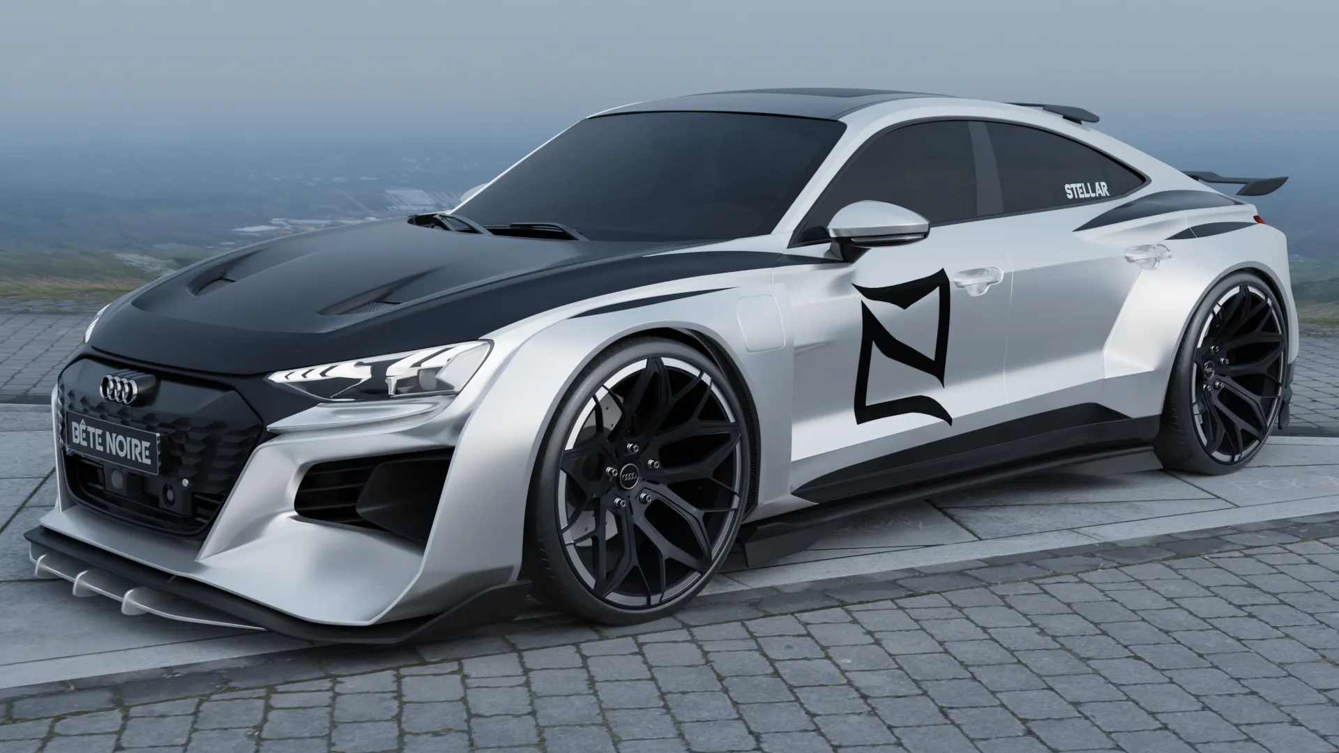Audi E-Tron Custom Wide Body Kit by Bête Noire