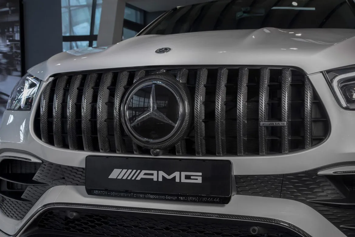 Radiator Grill 63 AMG Carbon for Mercedes GLС AMG X253 AMG GLC 63