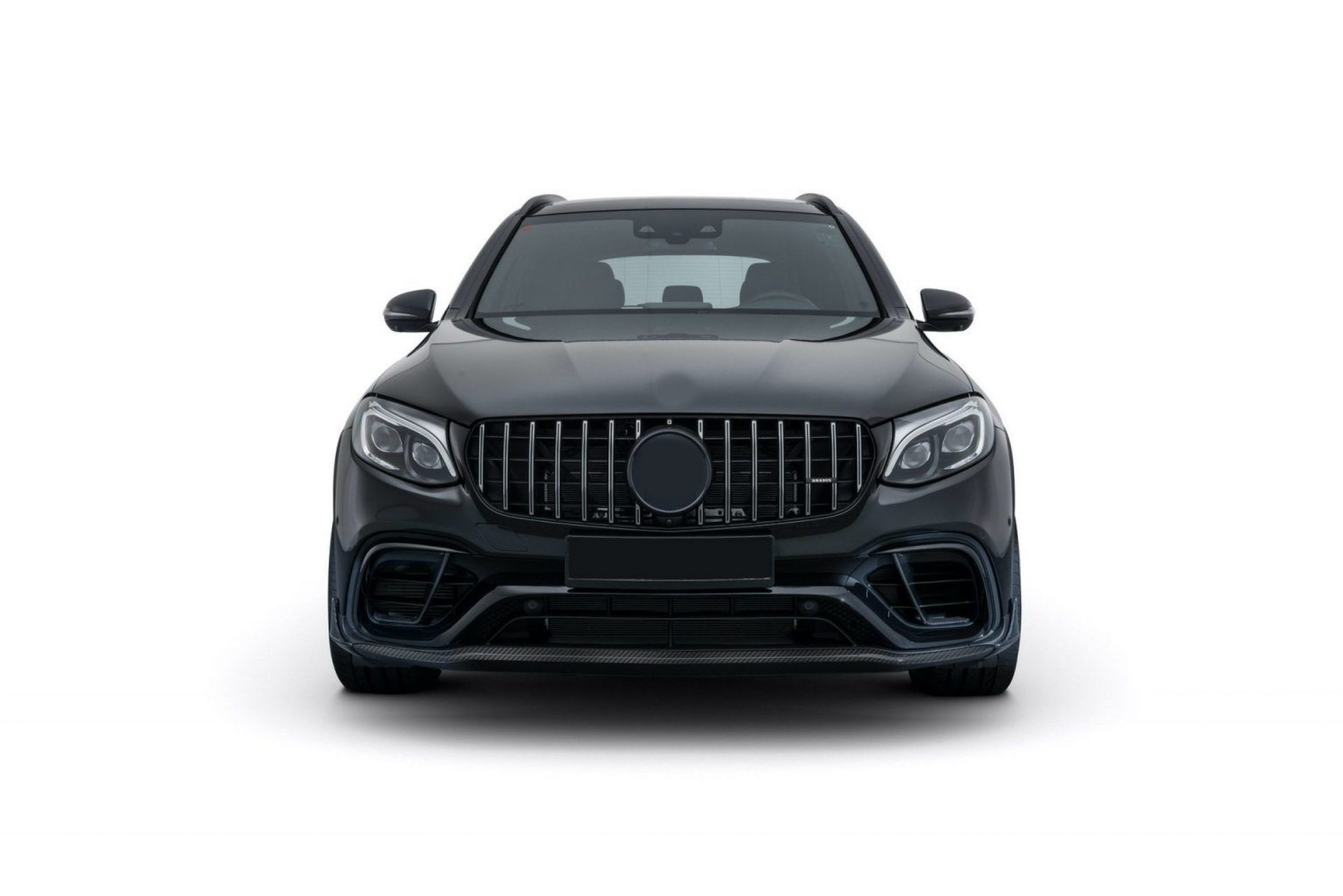 Front bumper lip BS style Carbon for Mercedes GLC Coupe AMG C 253 AMG GLC 63