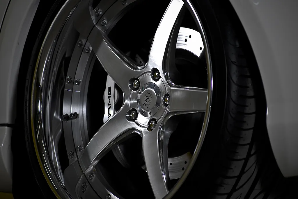 360 Forged Straight 5 Competition Series on Mercedes CLS 63