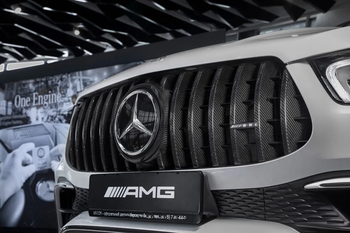 Radiator grille BS Style Carbon for Mercedes GLE AMG V167 AMG GLE 63