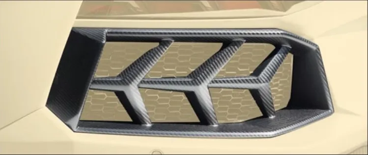 Rear bumper air outtake cover Mansory Carbon for Lamborghini Aventador