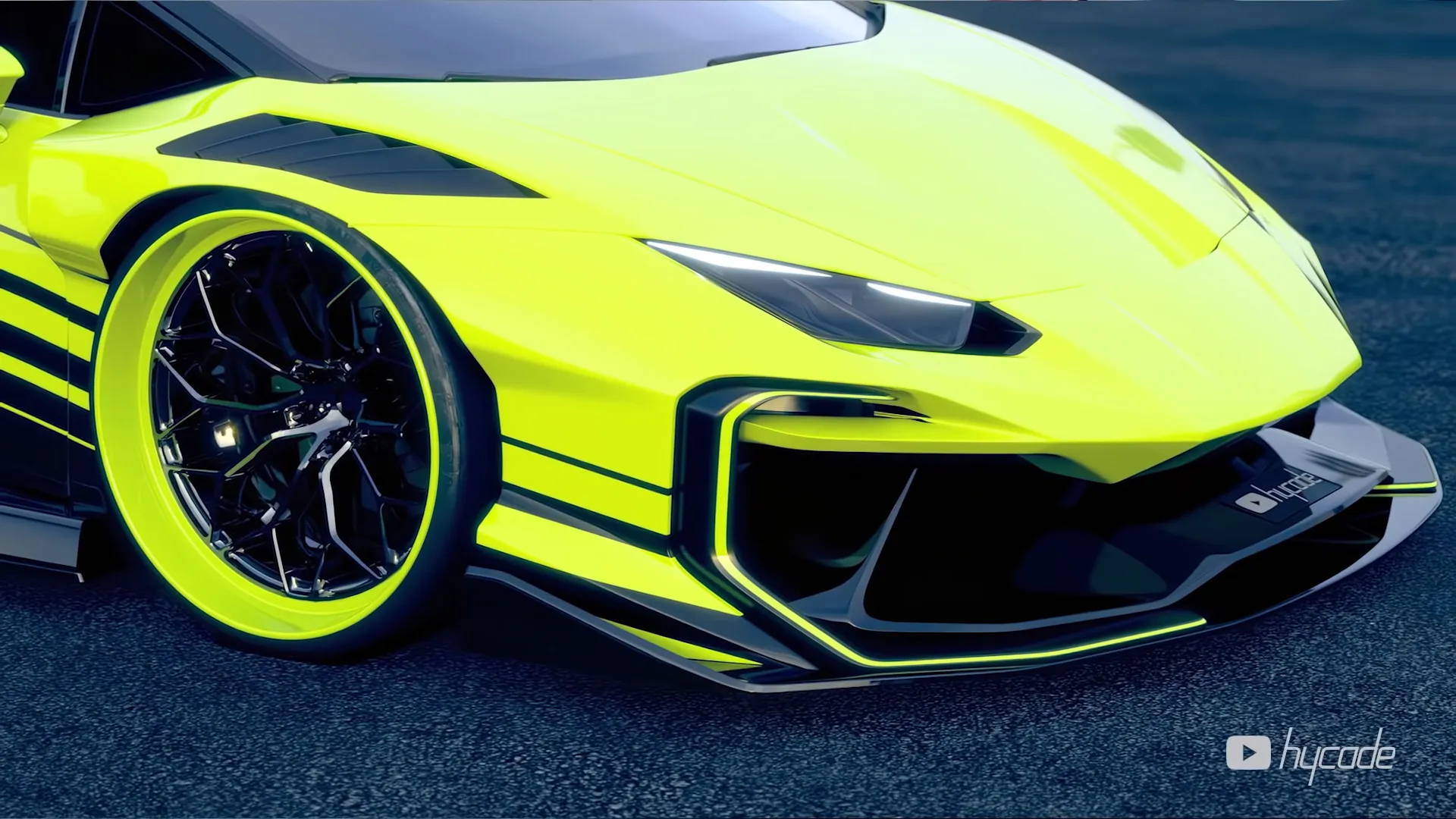 Lamborghini Huracan Custom Wide Body Kit by Hycade