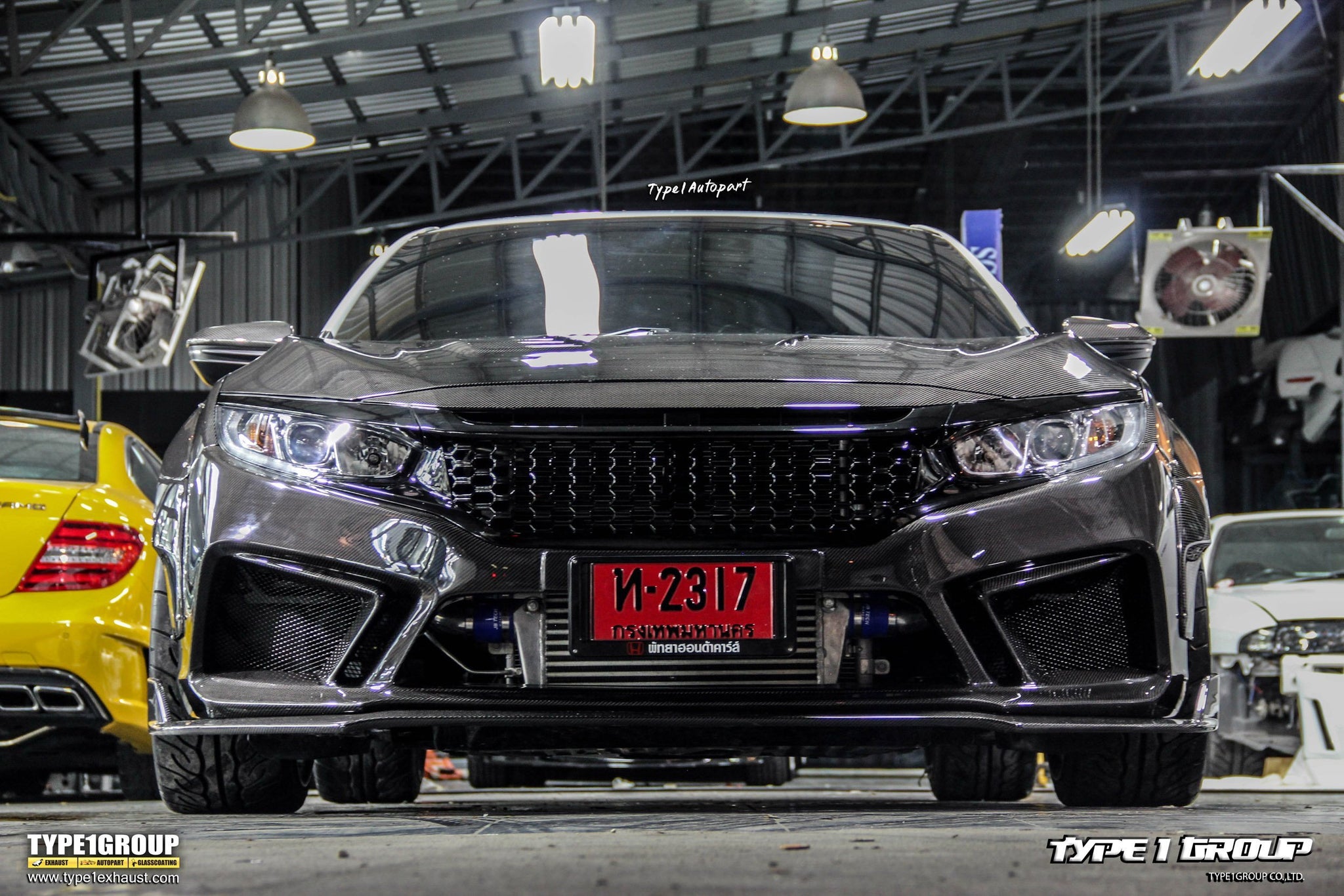 Check our price and buy CMST Carbon Fiber Body Kit set for Honda Civic 10th!