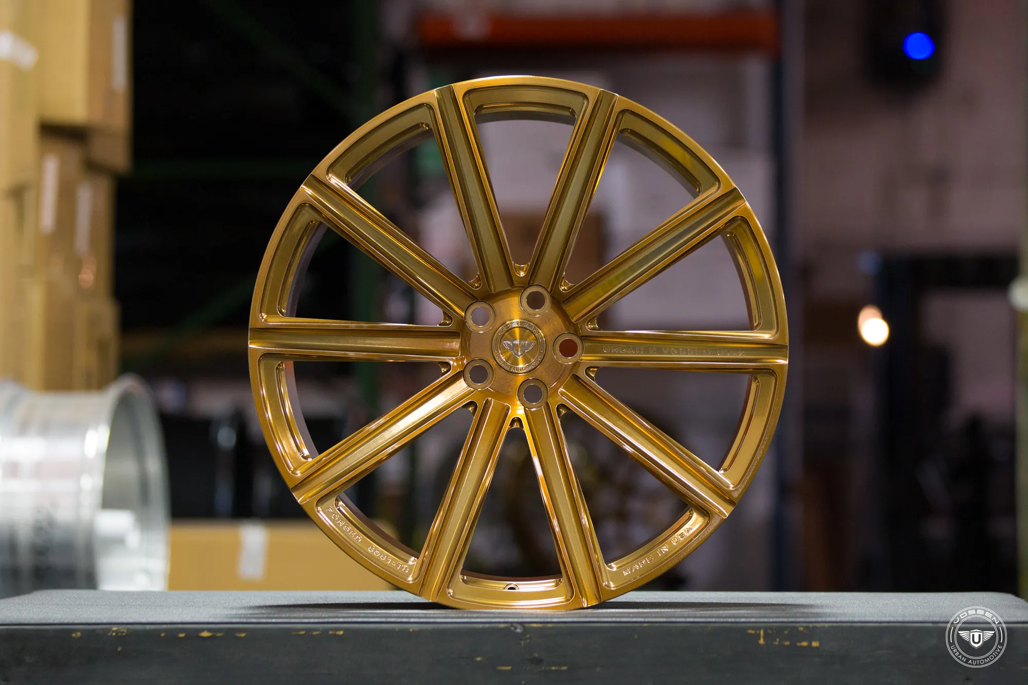 Vossen UV 2 forged wheel — rear angle
