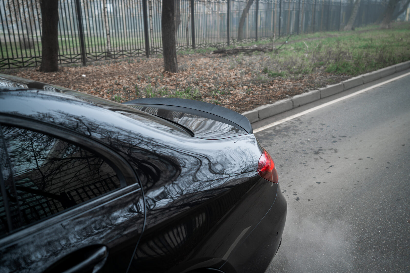 Trunk spoiler Arrow Carbon for Mercedes E-class AMG W213 E63 AMG Restyling