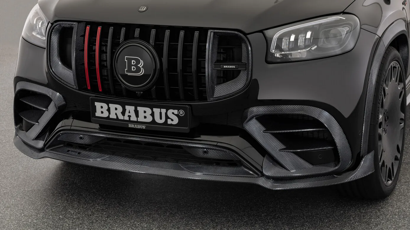 Front bumper spoiler Brabus Carbon for Mercedes-Benz GLE Coupe AMG C167 AMG GLE 63