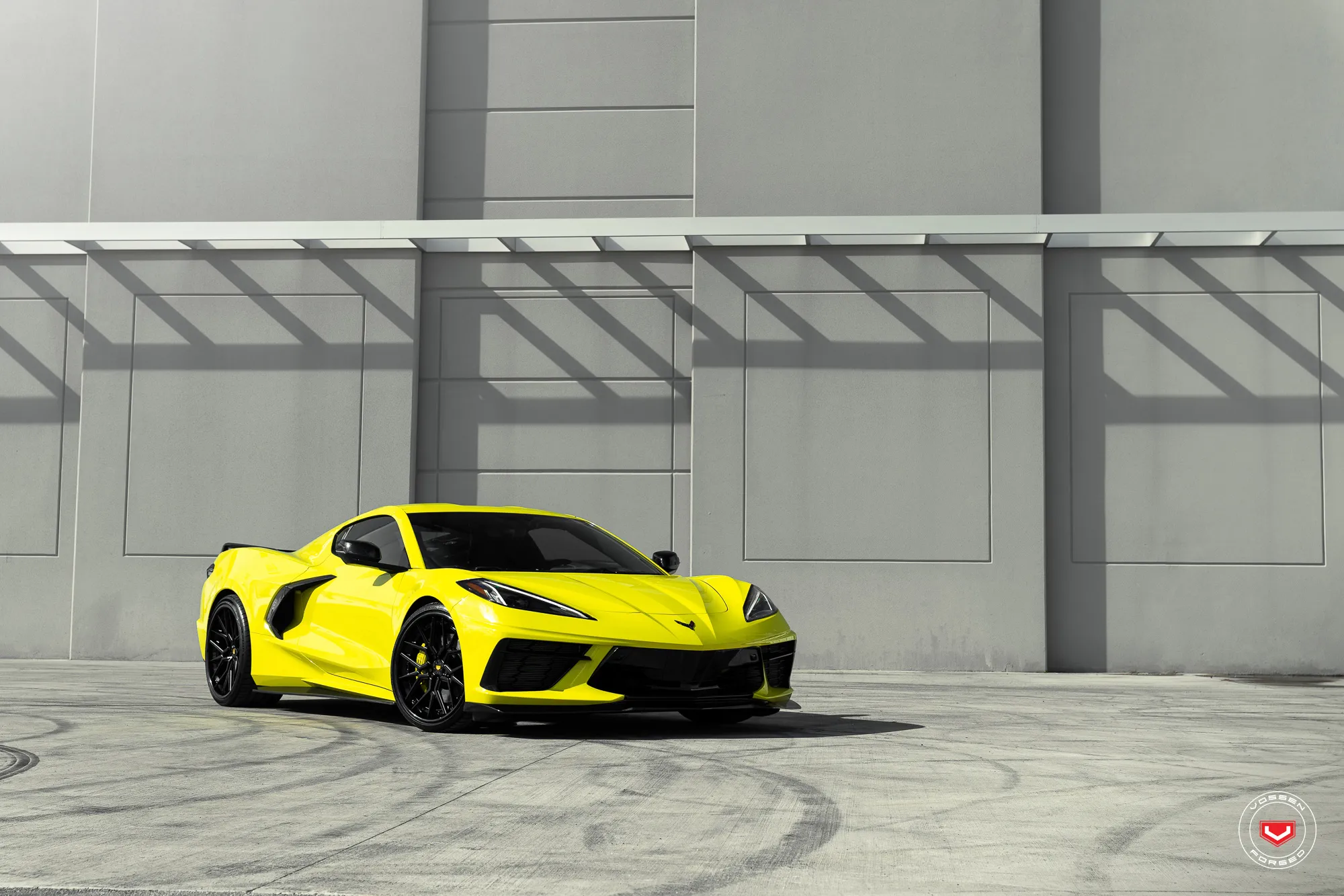 Vossen M X3 3 PIECE 3-piece forged wheel — front view
