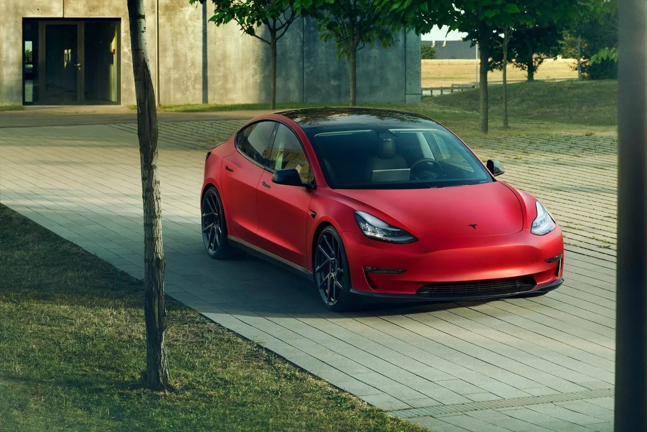 Check price and buy Novitec Carbon Fiber Body kit set for Tesla Model 3