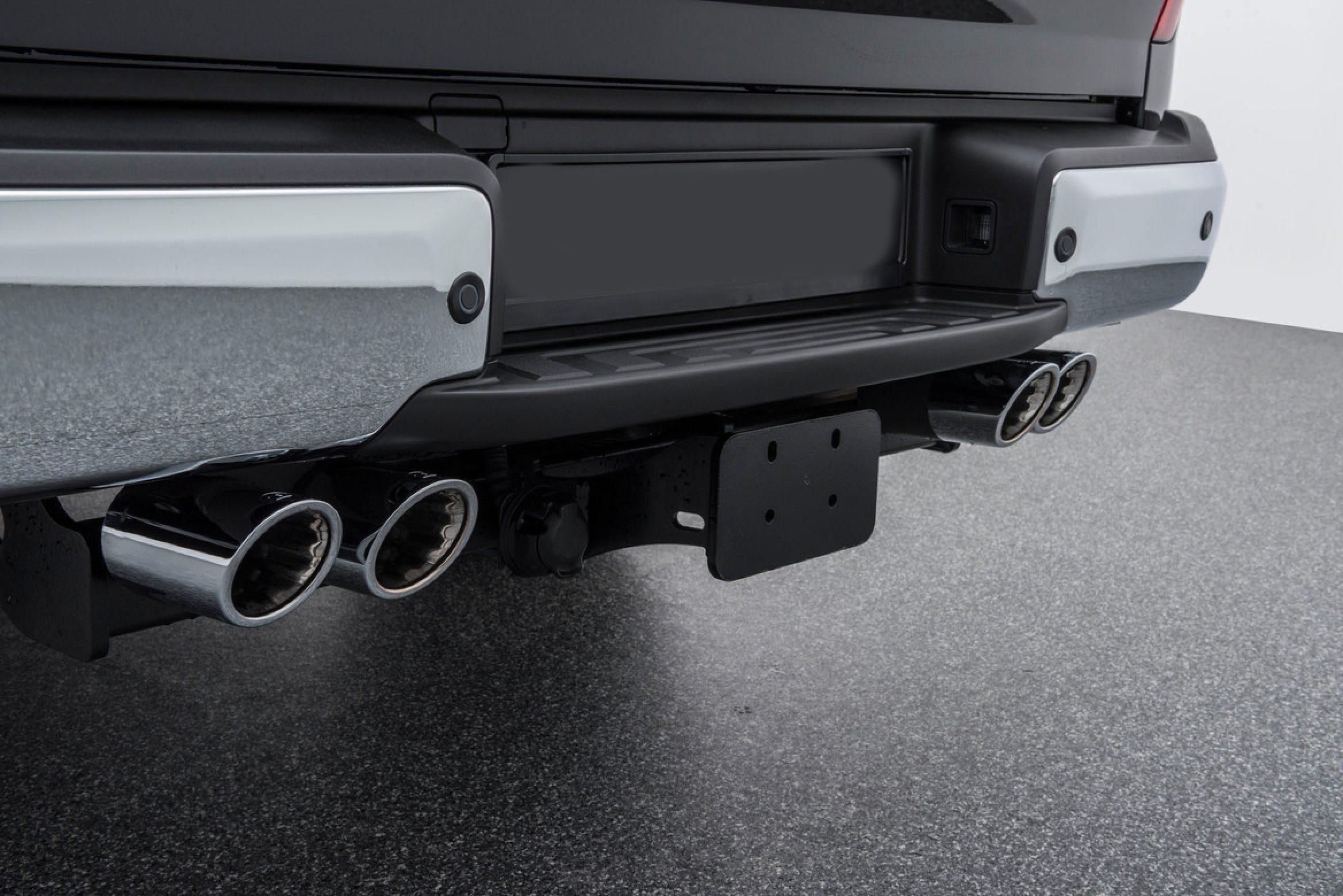 Exhaust tips BS style for Mercedes V-class W 447 V 220 - V 300 | AMG Line