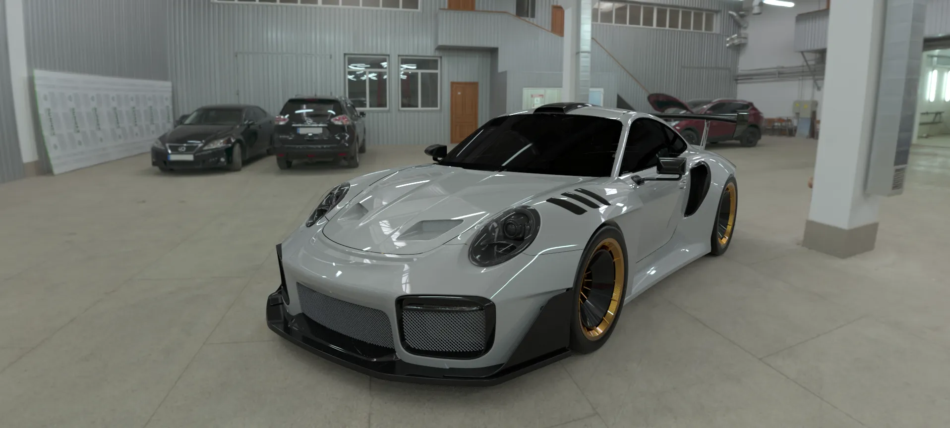 Check price and buy Duke Dynamics Body kit set for Porsche 911 991 GT RSR