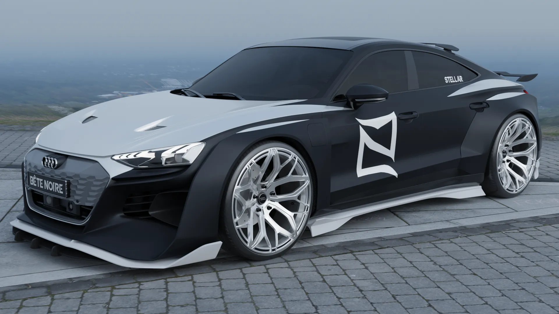 Audi E-Tron Custom Wide Body Kit by Bête Noire