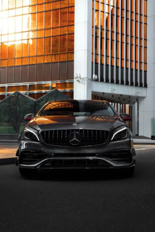Front bumper  Carbon for Mercedes A-class W177 A 160 - A 250 | AMG Line
